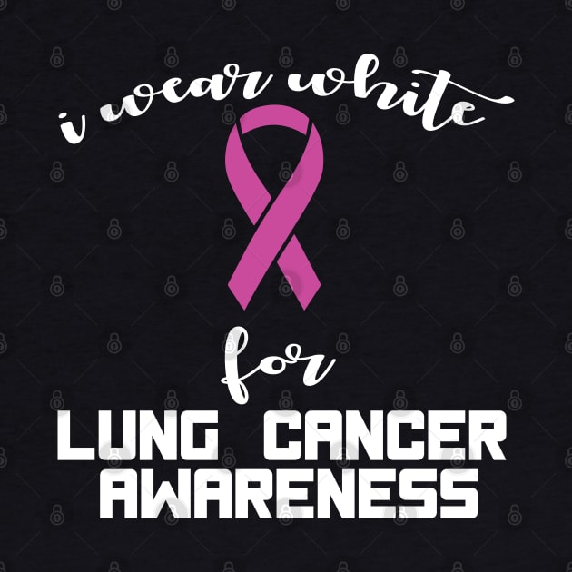 i wear white for lung cancer awareness by busines_night